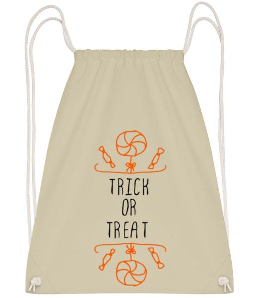 Aperçu: Trick Or Treat Candies - Sac à dos sport - Crème - Devant