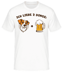 Ich Liebe 2 Dinge · Männer Basic T-Shirt