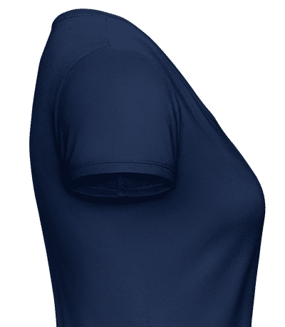 Cœurs - T-shirt à col rond Megan - Marine - Rechts