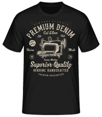 Premium Denim · Männer Basic T-Shirt