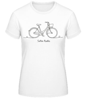 Selten Radlos - Frauen T-Shirt B&C - Weiß - Vorne