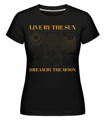 Astrology Sun Moon -  T-shirt Shirtinator femme - Noir - Devant