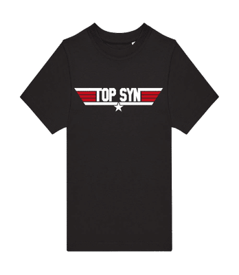 Top Syn - Pánske tričko B&C - Čierna - Predné