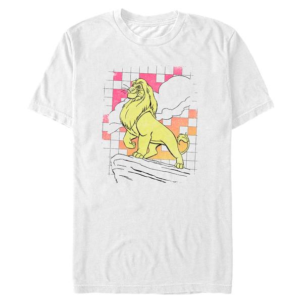 Aperçu: Disney - Le Roi lion - Simba Hyper Color Pride Rock - Homme T-shirt - Blanc - Devant