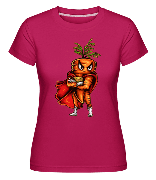 Preview: Super Carrot -  Shirtinator Women's T-Shirt - Magenta - Front