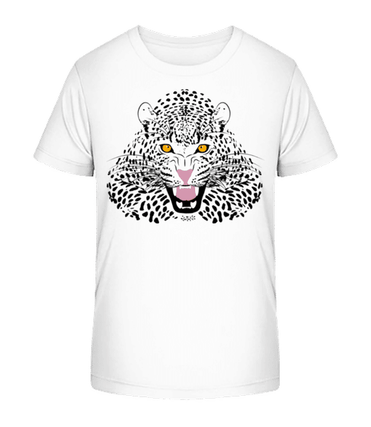 Vorschau: Leopard - Kinder Bio T-Shirt Stanley Stella 2.0 - Weiß - Vorne
