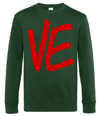 VE Red - Sweat-shirt standard pour homme - Vert bouteille - Devant