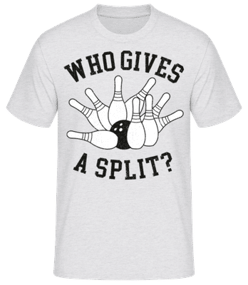 Who Gives A Split - T-shirt standard Homme - Gris chiné - Devant