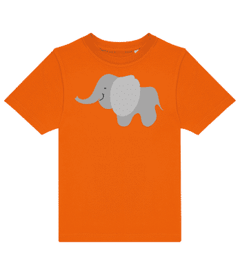 Bande dessinée pour enfants - Éléphant 4 - T-shirt enfants B&C - Orange - Devant