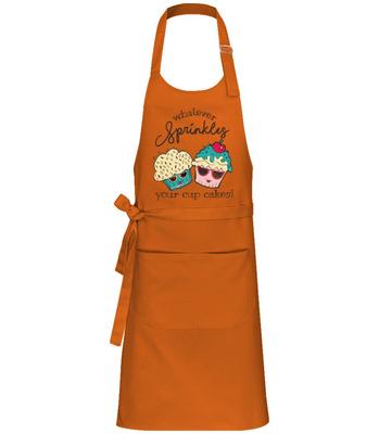 Whatever Sprinkles Your Cup Cake - Tablier professionnel - Citrouille - Devant