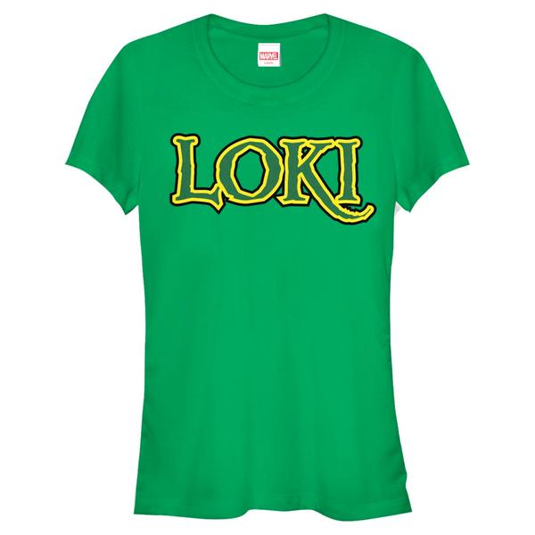 Aperçu: Marvel - Avengers - Loki Logo - Femme T-shirt - Vert irlandais - Devant