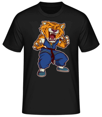Tiger Kungfu - Men's Basic T-Shirt - Black - Front