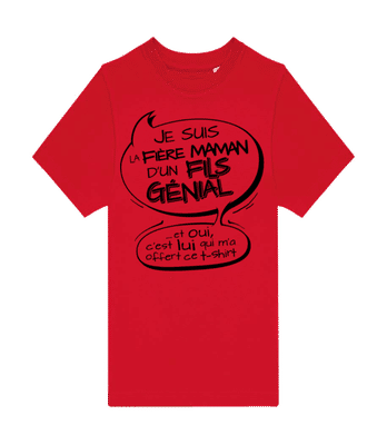 Fière Maman D'un Fils Génial - T-shirt homme B&C - Rouge - Devant