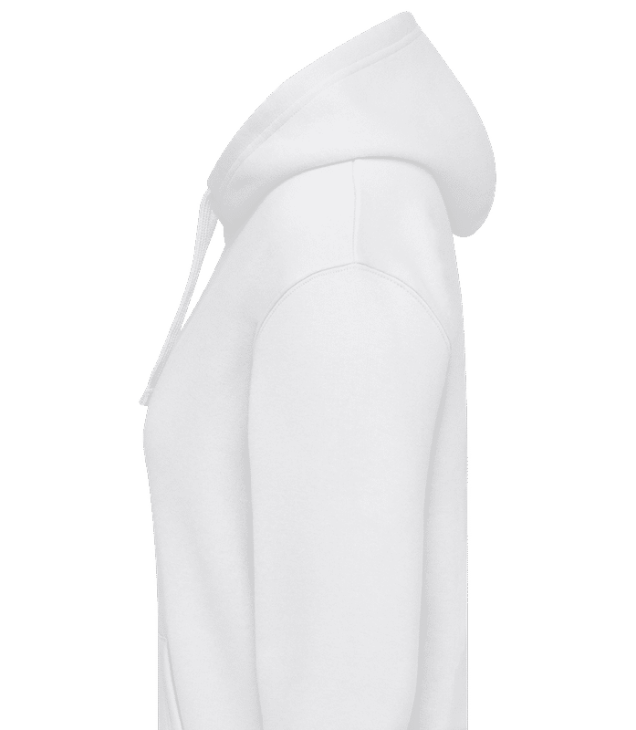 Aperçu: Sweat à capuche standard pour femme - Blanc - Gauche
