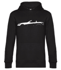 'Mercedes-Benz SLK AMG R171' Silhouette - Sudadera estándar para hombre - Negro - delante