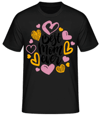 Best Mom Ever Hearts · Men's Basic T-Shirt