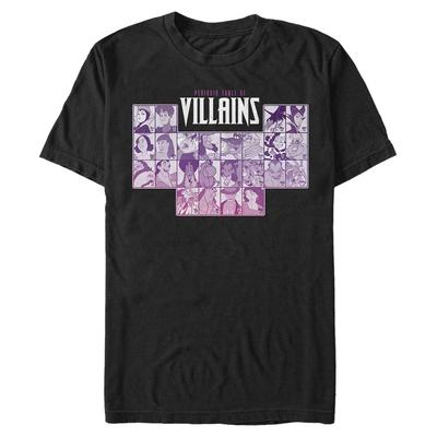 Disney Villains - Skupina Periodic Villains - Men's T-Shirt - Black - Front