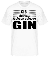 Gib Deinem Leben Einen Gin · Männer Basic T-Shirt