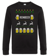 Reinbeer - Pánska štandardná mikina - Čierna - Predné