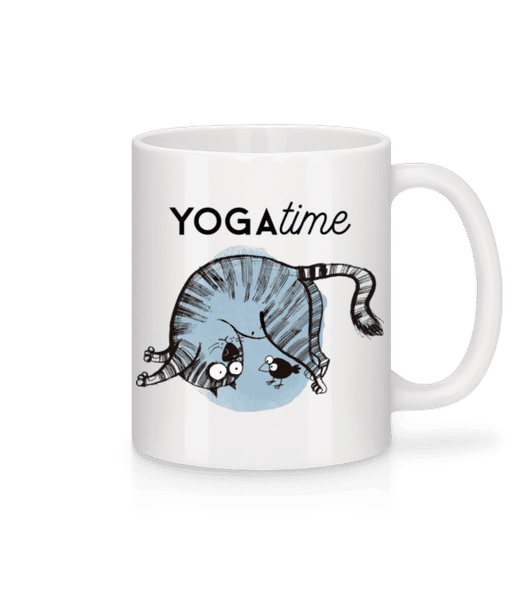 Vorschau: Yoga Time - Tasse - Weiß - Vorne
