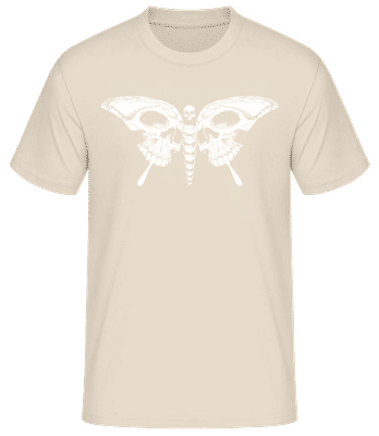 Butterfly Of Death - Men's Basic T-Shirt - Cream - Front