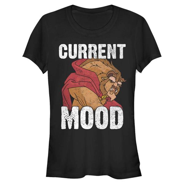 Aperçu: Disney - La Belle et la Bête - Zvíře Current Mood - Femme T-shirt - Noir - Devant