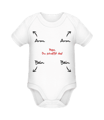 Papa, Du Schaffst Das · Baby Bio Strampler
