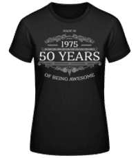 Made In 1975 - Women's Basic T-Shirt - Black - Front