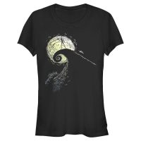 Disney Classics - Nightmare Before Christmas - Jack Skellington Spiral Hill Jack - Halloween - Women's T-Shirt - Black - Front