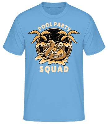 Pool Party Squad - T-shirt standard Homme - Bleu clair - Devant