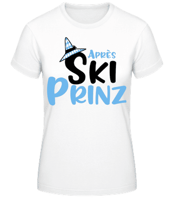 Après Ski Prinz - Frauen T-Shirt B&C - Weiß - Vorne