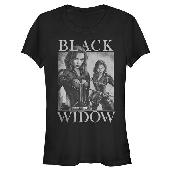 Aperçu: Marvel - Black Widow - Black Widow Two Widows MIrror - Femme T-shirt - Noir - Devant