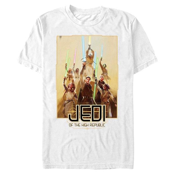 Aperçu: Star Wars - High Republic - Skupina Jedi Of The High Republic Group - Homme T-shirt - Blanc - Devant