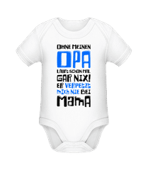Opa Verpetzt Mich Nie · Baby Bio Strampler