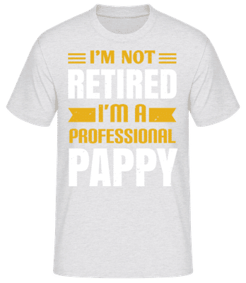 I'm A Professional Pappy - Pánské basic tričko - Melírově šedá - Napřed