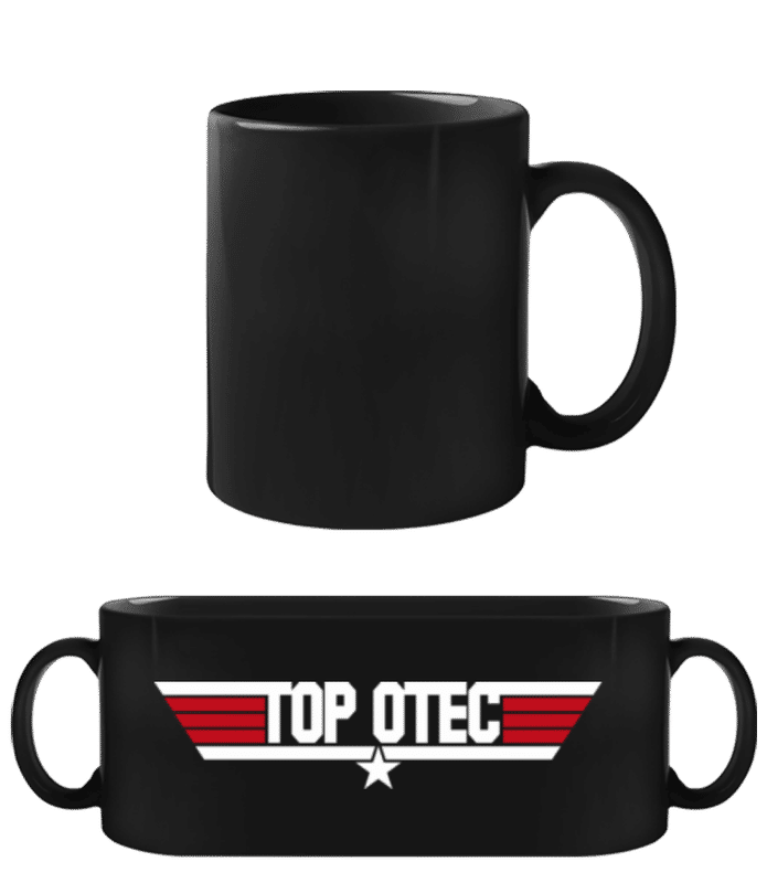 Náhľad: Top Otec - Čierny hrnček - Čierna - Predné