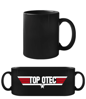 Top Otec - Čierny hrnček - Čierna - Predné