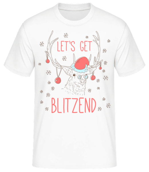 Aperçu: Get Blitzend - T-shirt standard Homme - Blanc - Devant