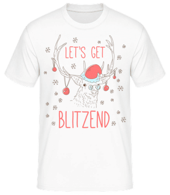 Get Blitzend - Men's Basic T-Shirt - White - Front
