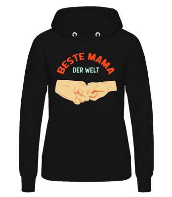 Beste Mama der Welt - Frauen Hoodie - Schwarz - Vorne