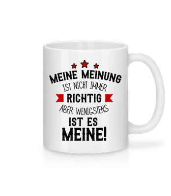 Ich Habe Recht - Tasse - Weiß - Vorne