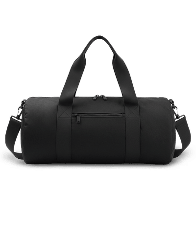 BagBase Retro Sports Bag - Black - Front