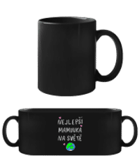Nejlepší Maminka Na Světě - Černý hrnek - Černá - Napřed