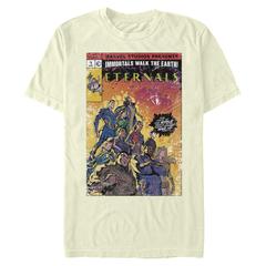 Marvel - Eternals - Group Shot Vintage Style Comic Cover - Men's T-Shirt