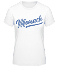 Moosach Swoosh - Frauen Basic T-Shirt - Weiß - Vorne