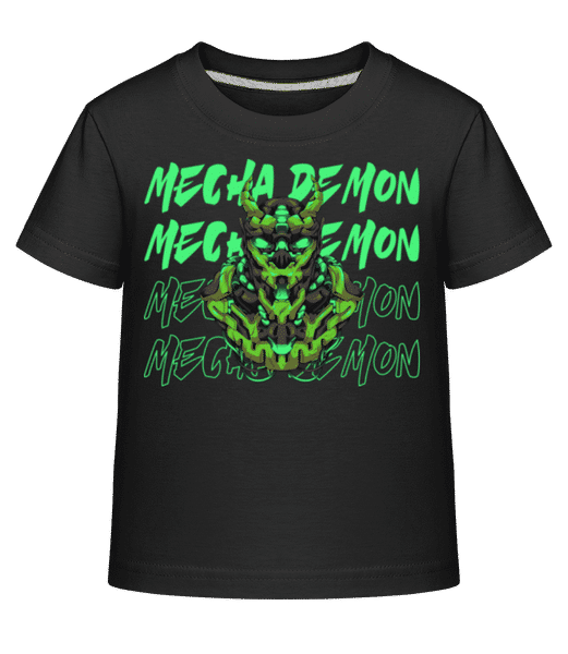 Aperçu: Mecha Demon - T-shirt shirtinator Enfant - Noir - Devant