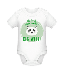 Wir gegen die Welt Panda · Baby Bio Strampler