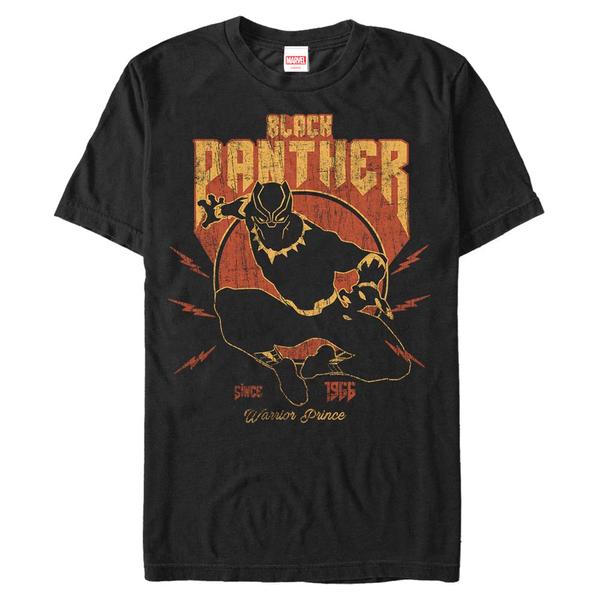 Aperçu: Marvel - Avengers - Black Panther Lighting Panther - Homme T-shirt - Noir - Devant