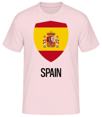 Spain - Camiseta básica para hombre - Rosa - delante