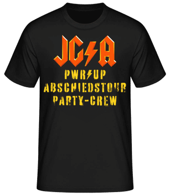 JGA Abschiedstour Party-Crew - Männer T-Shirt B&C - Schwarz - Vorne